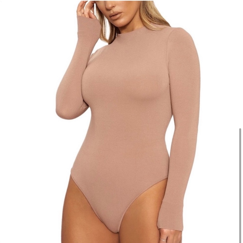 Naked wardrobe NW long sleeve high neck bodysuit - Picture 4 of 6